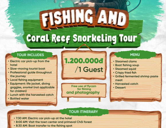 Fishing and Coral Reef Snorkeling Tour in Co To